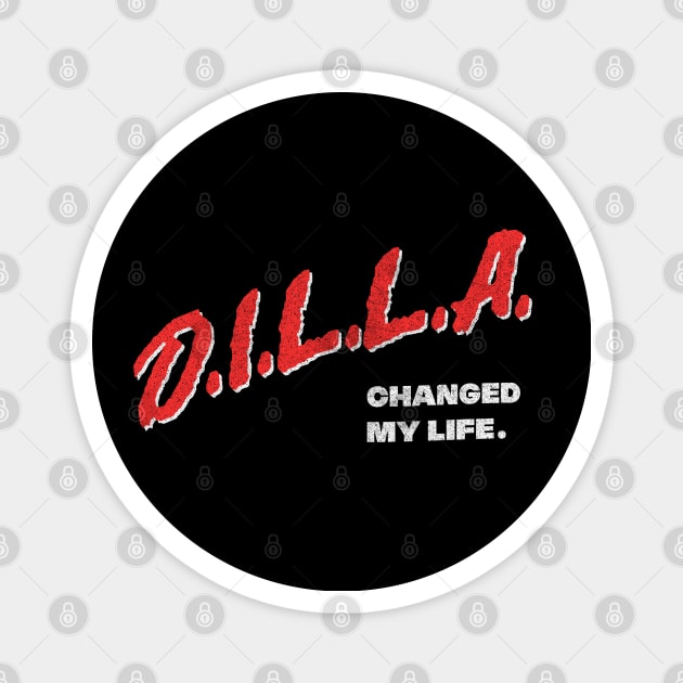 J Dilla Changed My Life Magnet by DankFutura